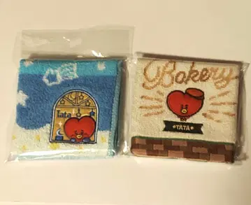 BT21 TATA 미니 타월 세트 BAKERY 별하늘 자수