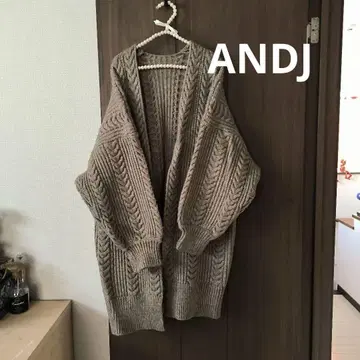 ANDJ 롱 니트 가디건