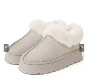 GRL 통굽 무스탕 숏부츠 23cm