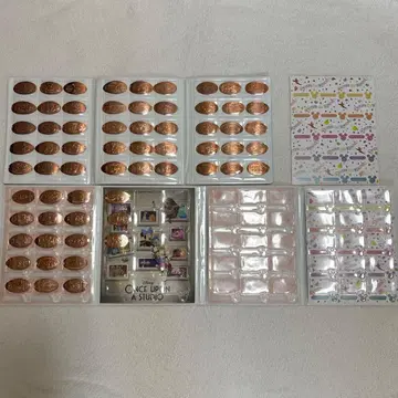 디즈니랜드 수베니어 메달 63개 세트 40주년 메달 케이스