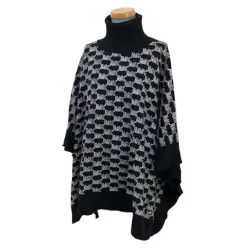 12D675-60 마이클 코어스 터틀넥 판초 케이프