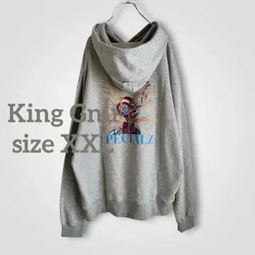 1671 King Gnu 투어 굿즈 SPECIALZ HOODIE 그레이