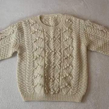 vintage 폼폼 니트