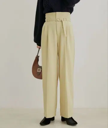 VIS / 에코 울 터치 와이드 팬츠