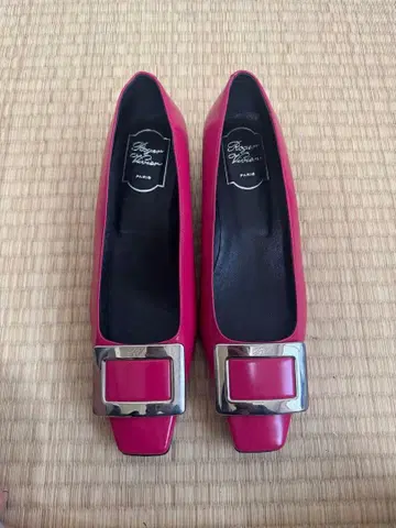 R ogervivi er 핑크 스퀘어토 신발