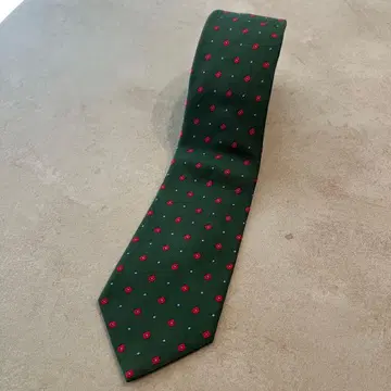 FRANCO BASSI 다크 그린 넥타이