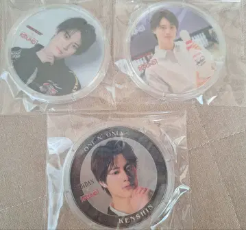 우에무라 켄신 아크릴 코스터 3개 세트