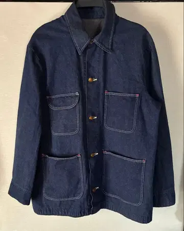 70s 블루벨 다크 네이비 커버올 4 포켓 빈티지 USA제