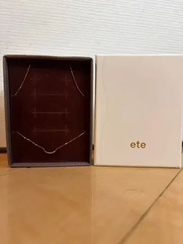 ete 심플 골드 목걸이