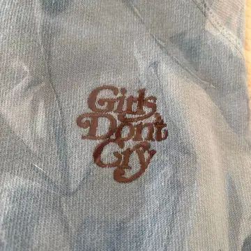 Girls Don't Cry 라이트 블루 후드티 M