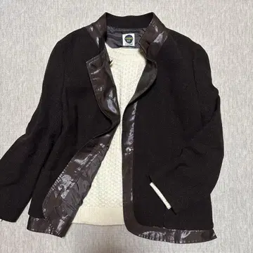 새상품급 히로코코시노 레이어드 스타일 코트 13호 브라운 XL