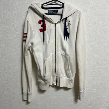 랄프 로렌 니트 후드티 속기모