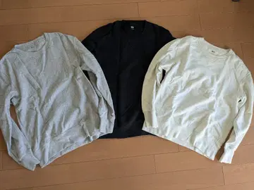 유니클로 크루넥 맨투맨 트레이닝복 3개 세트