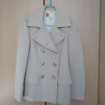 더블 브레스트 체스터 코트 라이트 베이지