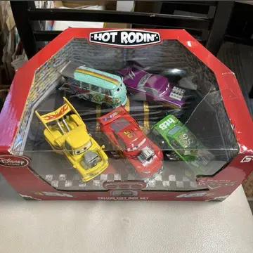 디즈니 스토어 카즈 커스텀 핫로드 다이캐스트 미니카 5대 세트