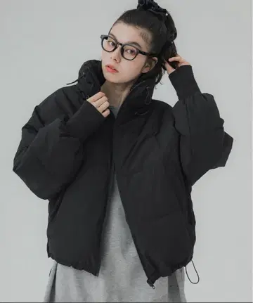 coca 하이넥 A라인 충전솜 블루종 새상품급