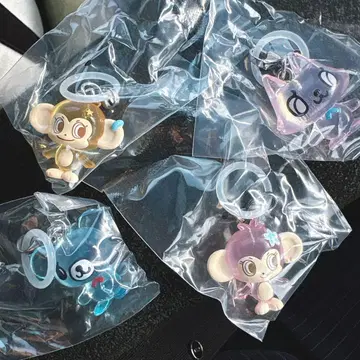 나루미야 캐릭터즈 메지루시 액세서리 4개 세트