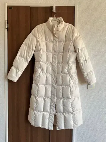 UNIQLO 화이트 롱 다운 자켓 size L