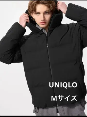 UNIQLO 심리스 다운 자켓 M 블랙