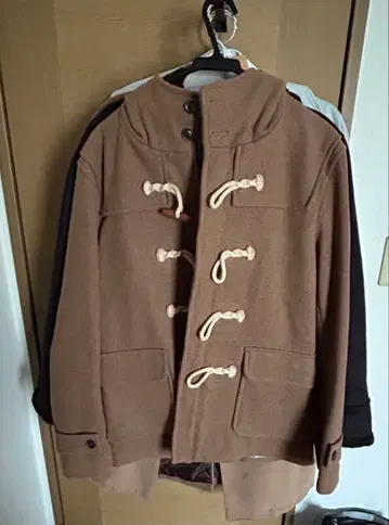 멘즈비기 더플 코트 카멜 브라운 사이즈 3