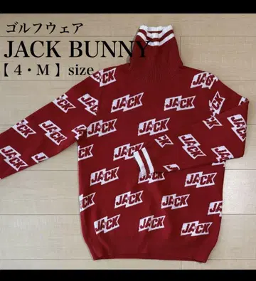 JACK BUNNY 빨간색 M 사이즈 스웨터