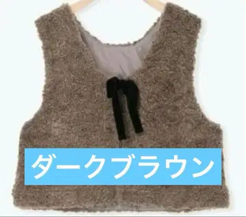 사만사 모스모스 전후 2WAY 보아 베스트 다크 브라운