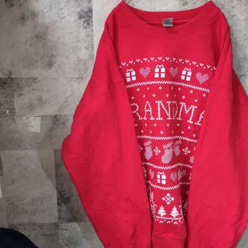 맨투맨 트레이닝복 레드 L C42,25