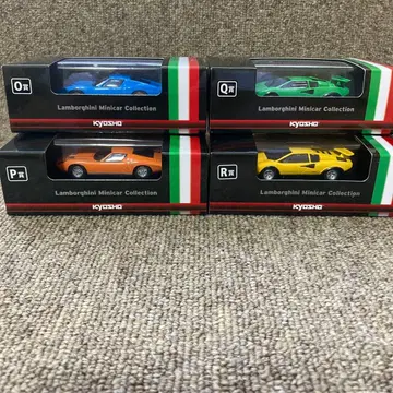 교쇼 1/64 람보르기니 복권 미우라와 카운탁 4대 세트 OPQR상