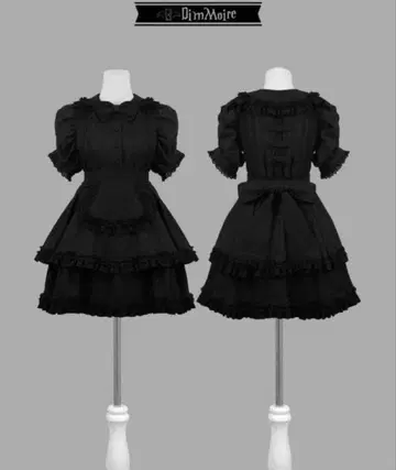 DimMoire [딤모아르] 절 메이드 원피스 II/Black