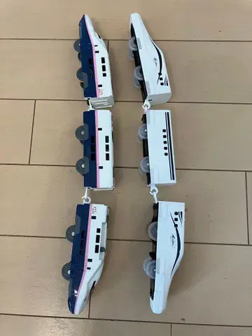 프라레일 신칸센풍 차량 3량 세트 연결 가능