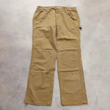 칼하트 W34 덕 팬츠 페인터 구제 의류 하의 베이지 18005