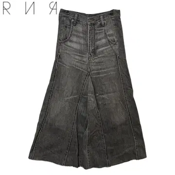 RNA 플레어 와이드 데님 청바지 팬츠 블랙 계열