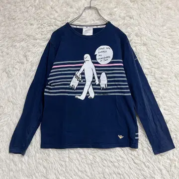 [마크곤잘레스] 롱T 긴팔 티셔츠 (M) 슈무 프린트 면