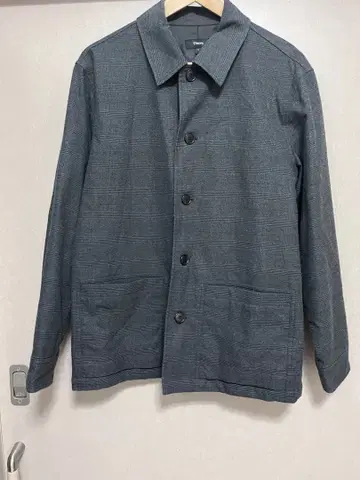 띠어리 남성용 그레이 셔츠