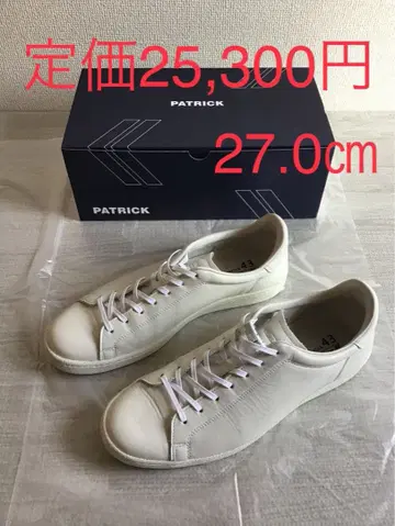 [ 새상품급 ] PATRICK 패트릭 펀치 워터프루프 화이트 43