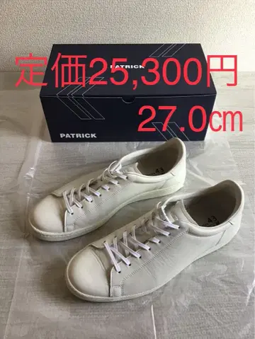 [ 새상품급 ] PATRICK 패트릭 펀치 워터프루프 화이트 43