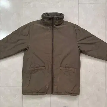 [ Eddie Bauer ] 화이트 택 90s 다운 자켓 스탠드 카라