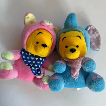 디즈니 스토어 헤이세이 레트로 봉제 인형 인형옷 푸우