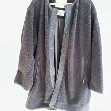 White Mountaineering 플리스 자켓 블랙