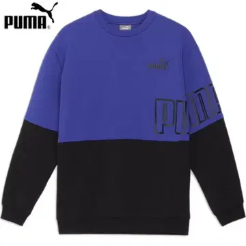 PUMA 크루 맨투맨 퍼플