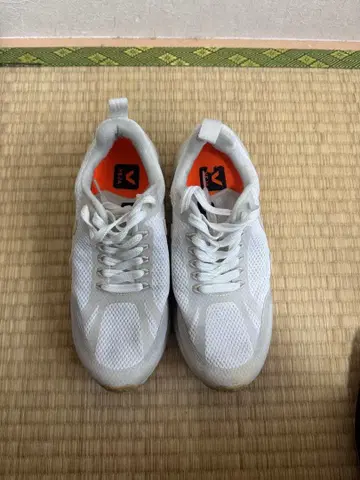 여성용 화이트 메쉬 러닝화