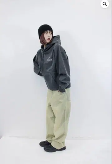 centimeter 후드티 그레이