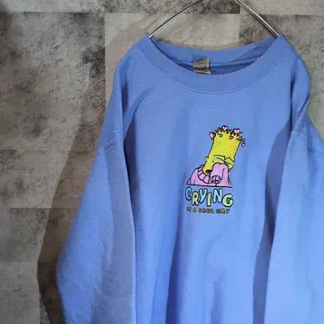 심슨 맨투맨 트레이닝복 라이트 블루 S A29,6