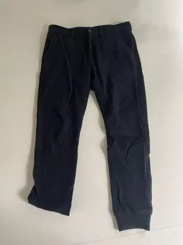 가이진 메이드 네이비 멜톤 리브 팬츠