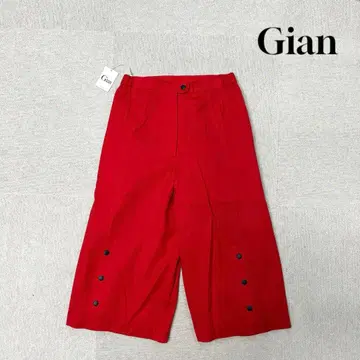 새상품 Gian 가우초 팬츠 레드 울 여성용 L 사이즈