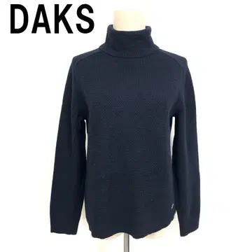 A7396 닥스 긴팔 니트 터틀넥 울 계열 네이비 M 상당