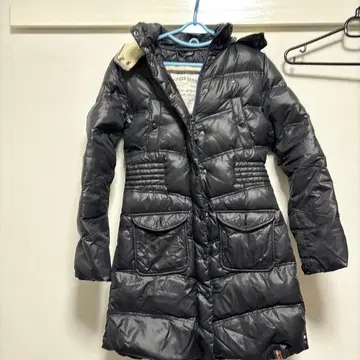 HILFIGER DENIM 블랙 롱 다운 자켓