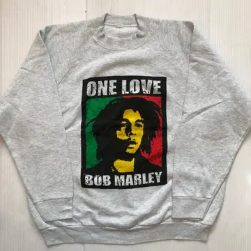 밥 말리 L 사이즈 속기모 맨투맨 트레이닝복 아쉬