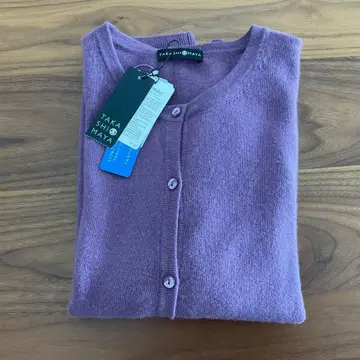 새상품 미착용 TAKASHIMAYA 캐시미어 가디건