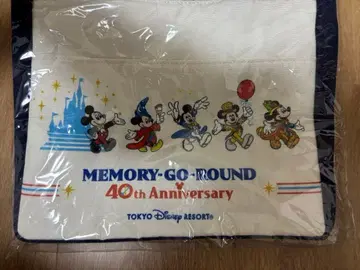 디즈니 메모리 고 라운드 40주년 런치 케이스 수베니어 레트로